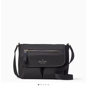 Kate Spade Black Chelsea Messenger bag NWOT